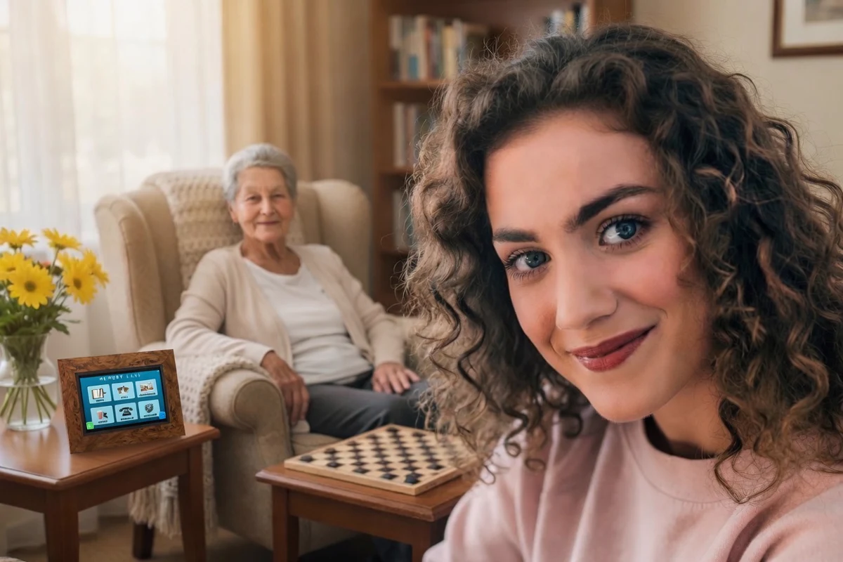 Lisa van der Meer bezoekt haar naaste thuis — Memory Lane op de achtergrond